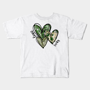 St. Patrick Lucky Heart Kids T-Shirt